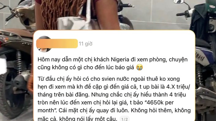 Pha "quay xe" lạnh lùng của vị khách Nigeria và chiêu trò úp mở giá thuê phòng trọ khó chịu hiện nay - 1