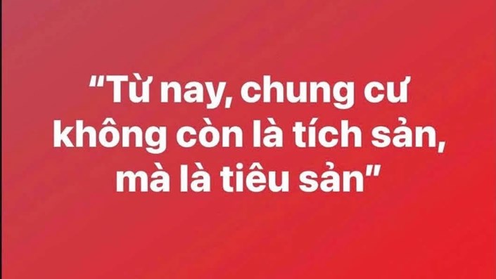 Chung cư là tích sản hay tiêu sản? - 1