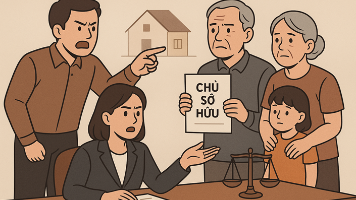 Chồng giấu vợ sang tên nhà chung cho bố mẹ đẻ, sau khi ly hôn lại muốn bố mẹ chuyển quyền sở hữu cho mình nhưng bố mẹ lại quyết định sang tên toàn bộ cho con dâu và cháu nội ⁉️ - 1