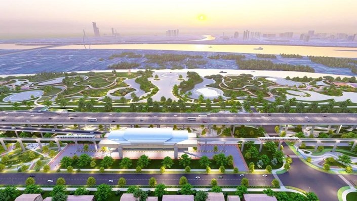 Hà Nội đề xuất chọn phương án đi trên đê hiện hữu cho đại lộ cảnh quan sông Hồng - 1