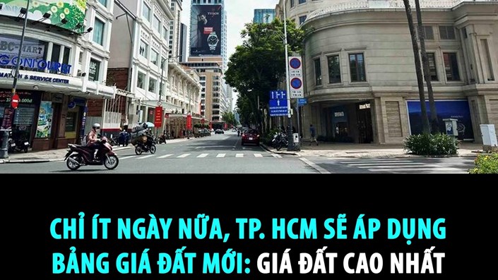 TP.HCM sắp áp dụng bảng giá đất mới từ 1/1/2026: Đất Đồng Khởi sắp chạm ngưỡng 700 triệu đồng/m2 - 1
