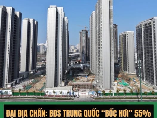 "BÓNG MA" BẤT ĐỘNG SẢN TRUNG QUỐC: KHI CÁC ĐẾ CHẾ TỶ ĐÔ SỤP ĐỔ VÀ DOANH SỐ "BỐC HƠI" 55%  - 1