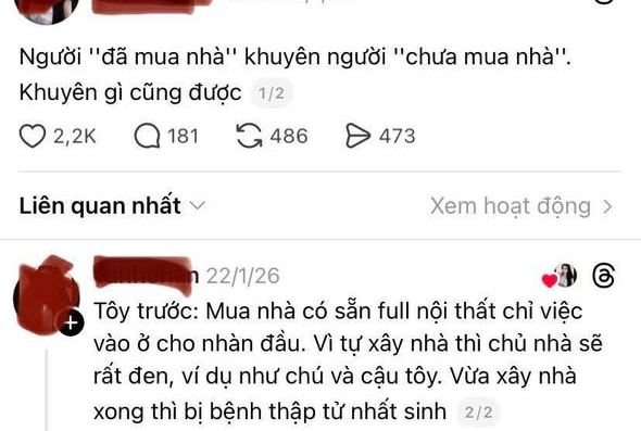 Đang viral trên Facebook, người đã mua nhà hay khuyên người chưa mua nhà - 1