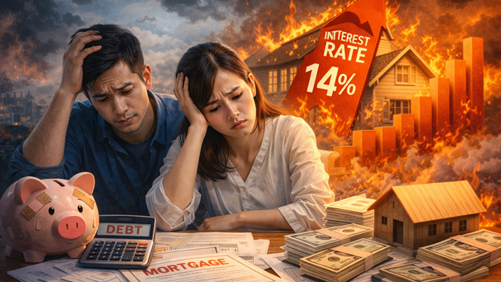 Người vay mua nhà trở tay không kịp: Lãi suất tăng nhanh như kéo ga, ai dùng đòn bẩy phải thật tỉnh  - 1