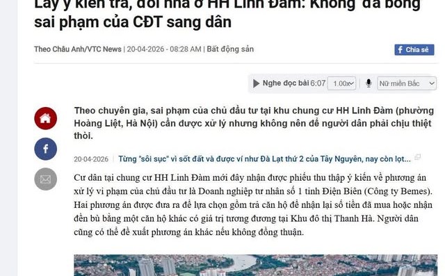 Chuyện một nhà báo mua nhà không sổ   - 1