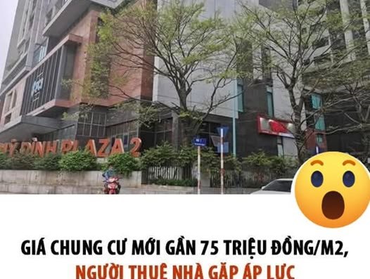 Chung cư Hà Nội cán mốc 75 triệu/m²: Mua không nổi, thuê cũng không xong, người dân kẹt giữa giấc mơ an cư - 1