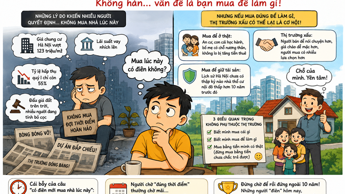 Có điên mới mua nhà lúc này? Ừ thì điên, nhưng điên có sổ đỏ hay điên đi thuê nhà cả đời?  - 1