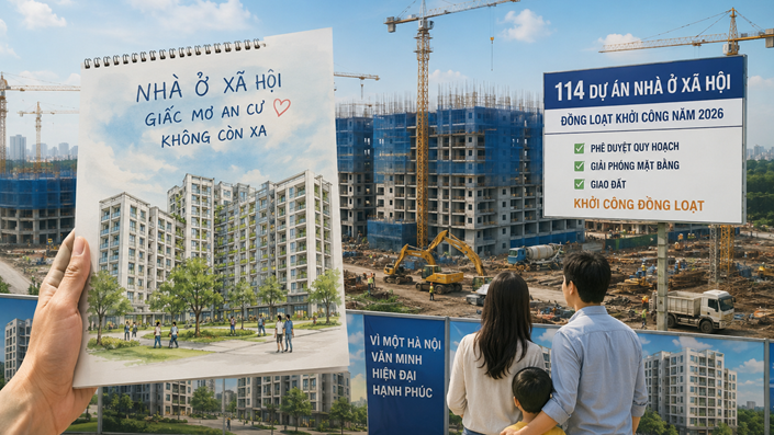 Quyết tâm hởi công đồng loạt 114 dự án nhà ở xã hội trong năm 2026: Liệu dân nghèo Hà Nội có dễ "ăn" quả ngọt này?  - 1