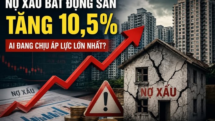 Nợ xấu bất động sản tăng 10,5%, ai đang chịu áp lực lớn nhất?  - 1