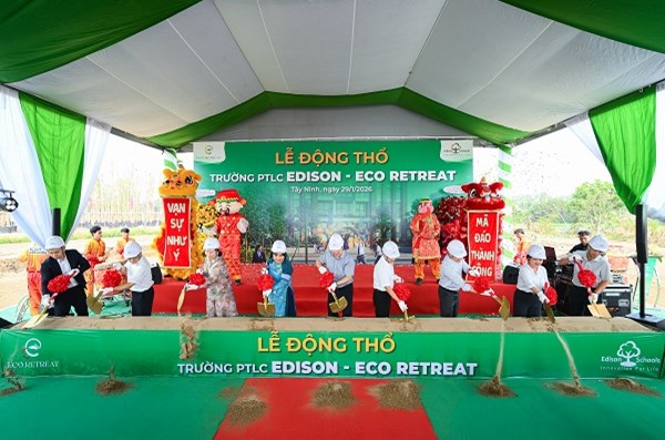  Đại đô thị Eco Retreat: Động thổ trường Phổ thông liên cấp Edison quy mô 3600 học sinh - 1