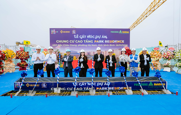 Sun Group Nam Hà Nội đạt dấu mốc tiến độ mới, cất nóc khu căn hộ thứ 2 - 1
