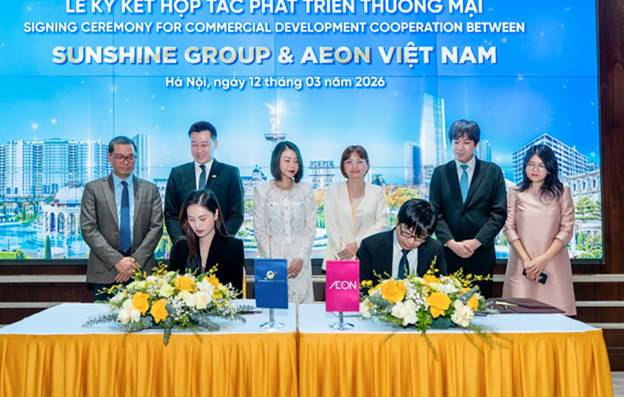 Sunshine Group ký kết hợp tác phát triển thương mại với AEON Việt Nam - 1