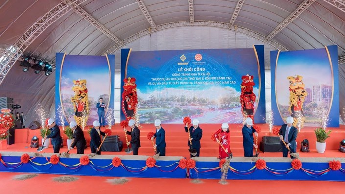 Hà Nam khởi công dự án nhà ở xã hội thuộc đại đô thị của Sun Group và dự án hạ tầng khu đại học Nam Cao - 1