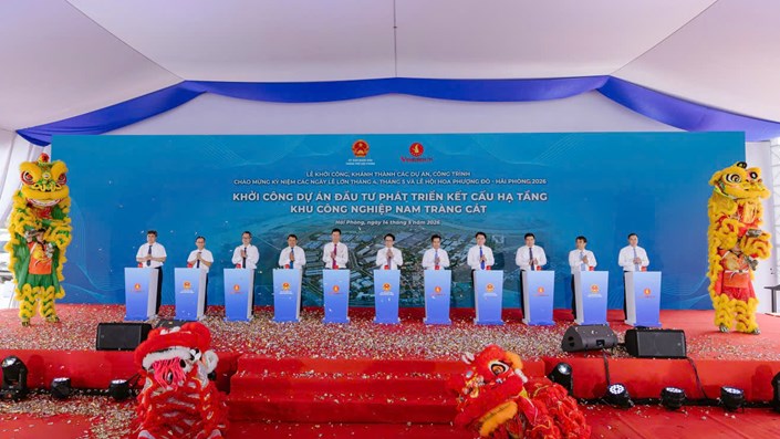 Vinhomes khởi công dự án đầu tư phát triển kết cấu hạ tầng khu công nghiệp Nam Tràng Cát - 1