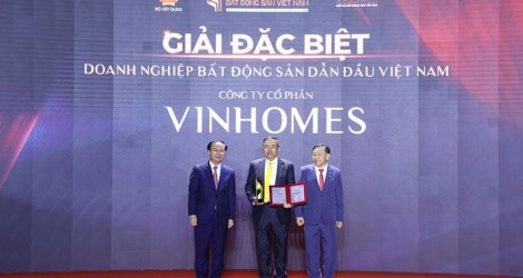 Vinhomes nhận “siêu giải thưởng” - Dẫn đầu thị trường bất động sản Việt Nam - 1