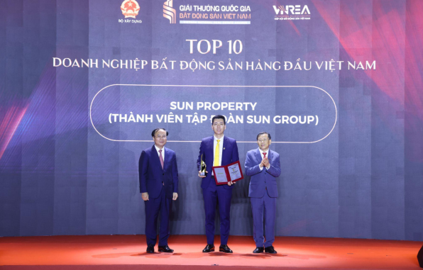 Sun Property “chiến thắng” 4 hạng mục quan trọng tại Giải thưởng Quốc gia Bất động sản Việt Nam 2026 - 1