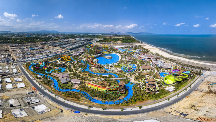 Những kỳ nghỉ đẹp như mơ dần hiện diện tại Blanca City: Công trường hối hả, công viên sôi động đêm ngày - 1