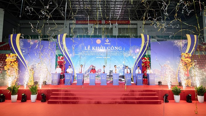 Khởi công 3 dự án nhà ở xã hội – khu thể thao – bệnh viện đa khoa do Sun Group đầu tư tại Hà Nam - 1