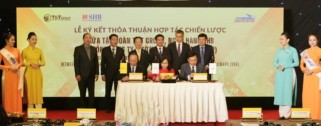 T&T Group, SHB hợp tác chiến lược với Vietnam Airlines và Đường sắt Việt Nam  - 1