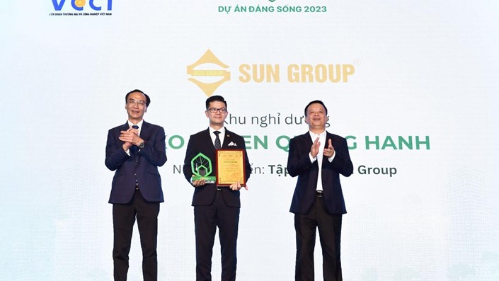 Yoko Onsen Quang Hanh được bình chọn “Khu nghỉ dưỡng được yêu thích nhất năm" tại chương trình vinh danh Dự án đáng sống 2023 - 1
