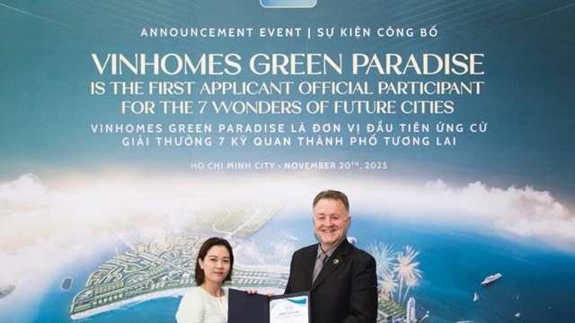 Vinhomes Green Paradise được công nhận là ứng viên đầu tiên của "7 kỳ quan đô thị tương lai" thế giới - 1