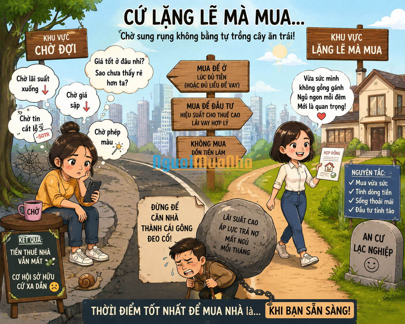 Cứ thực tế mà sống, cứ lặng lẽ mà mua  - 1