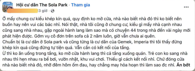 Muốn giao lưu thì ra công viên, mắc gì mở toang cửa nhà cho hàng xóm ngửi mùi cá kho?  - 1