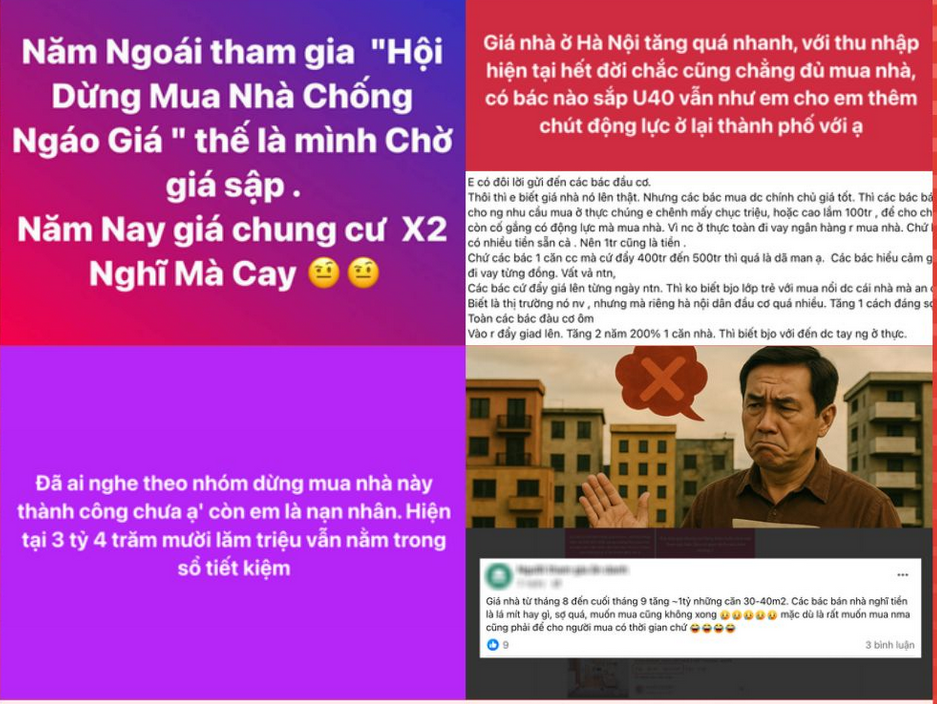 Giá nhà tăng ác liệt khiến dân tình cũng "sốt sình sịch" theo.  - 1
