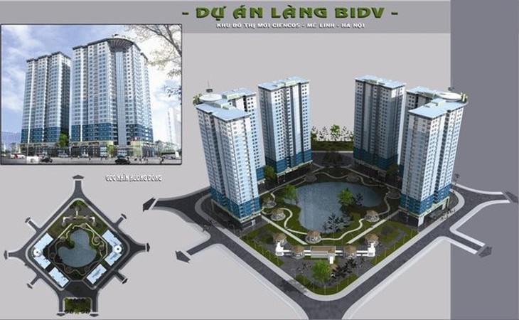 Tiếp tục bán đấu giá Dự án Làng BIDV tại Khu đô thị mới CIENCO 5 - 1