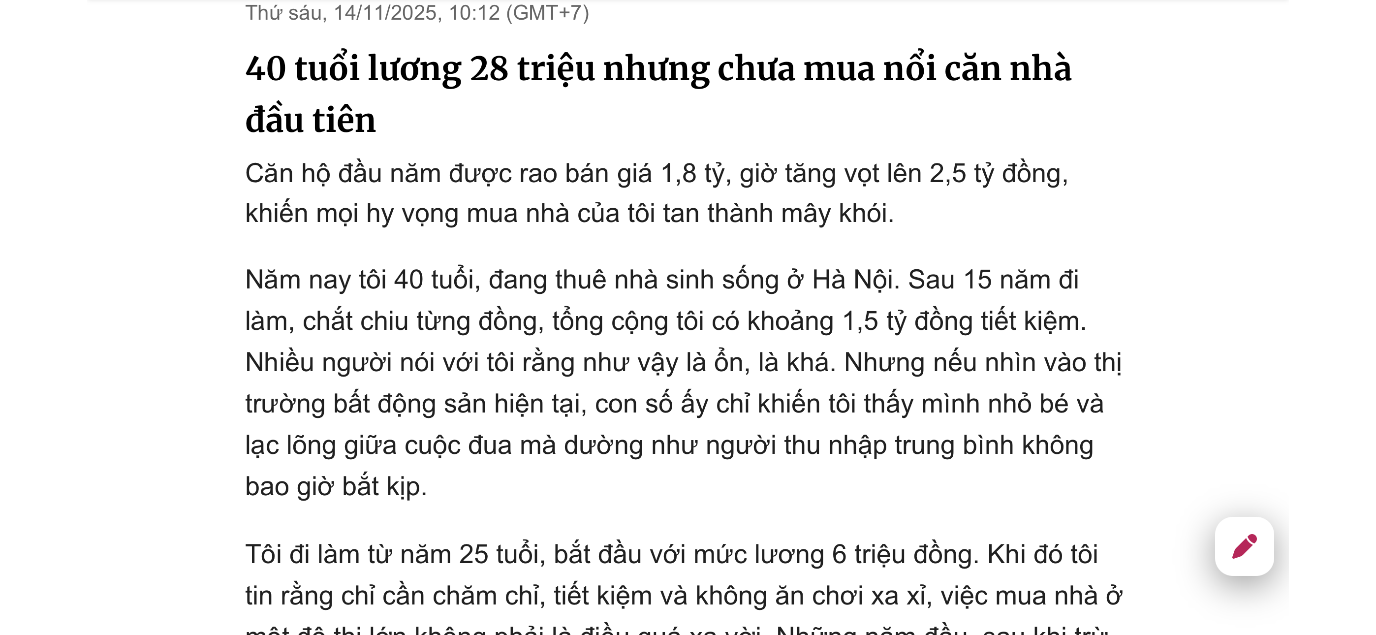 Giá bất động sản 2026 đang thay đổi và điều gì sẽ xảy ra với người 40 tuổi lương 28 triệu nếu vẫn cố mua nhà theo cách cũ? - 1