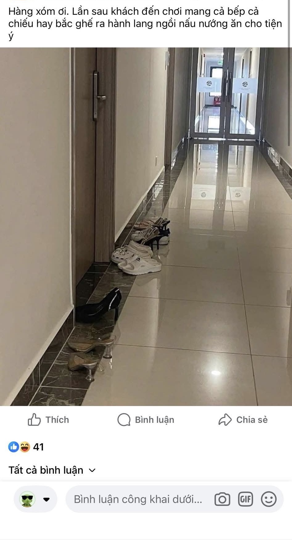 Khó chịu vì "triển lãm giày dép" ở chung cư - 1