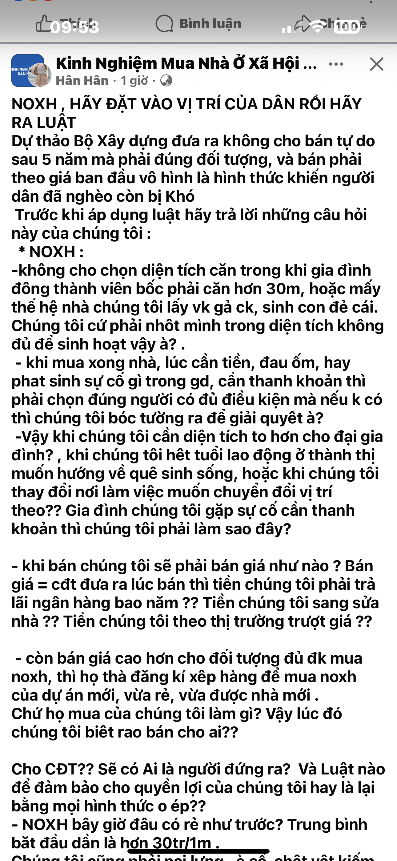 Đều gì sẽ xảy ra nếu nhà ở xã hội không còn được tự do chuyển nhượng sau 5 năm sử dụng? - 1