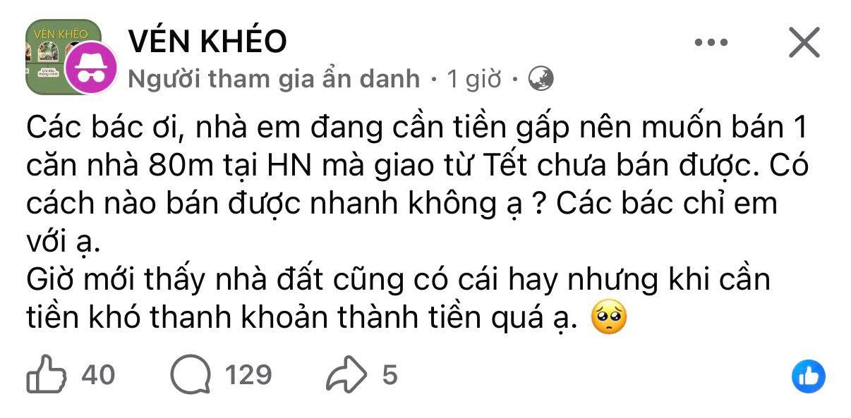 Có nhà Hà Nội - một tài sản không hề nhỏ, nhưng đến lúc cần tiền thì... bó tay - 1