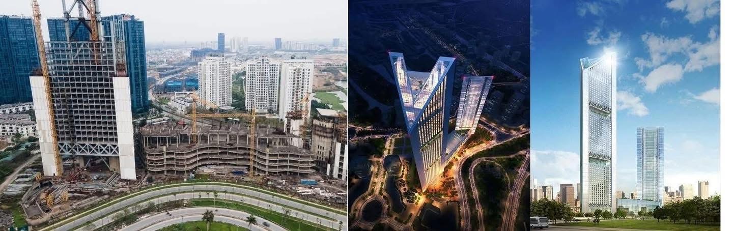 2 tòa tháp đôi “lận đận” nhất Việt Nam: một bên hồi sinh ngoạn mục, một bên nằm im suốt 16 năm  - 2