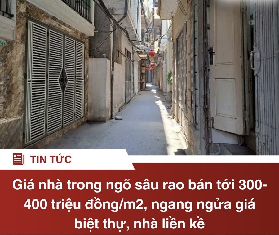 Đọc tin nhà trong ngõ ở Hà Nội đang được rao 200-300 triệu/m2 thật sự thấy hơi lạnh người - 1