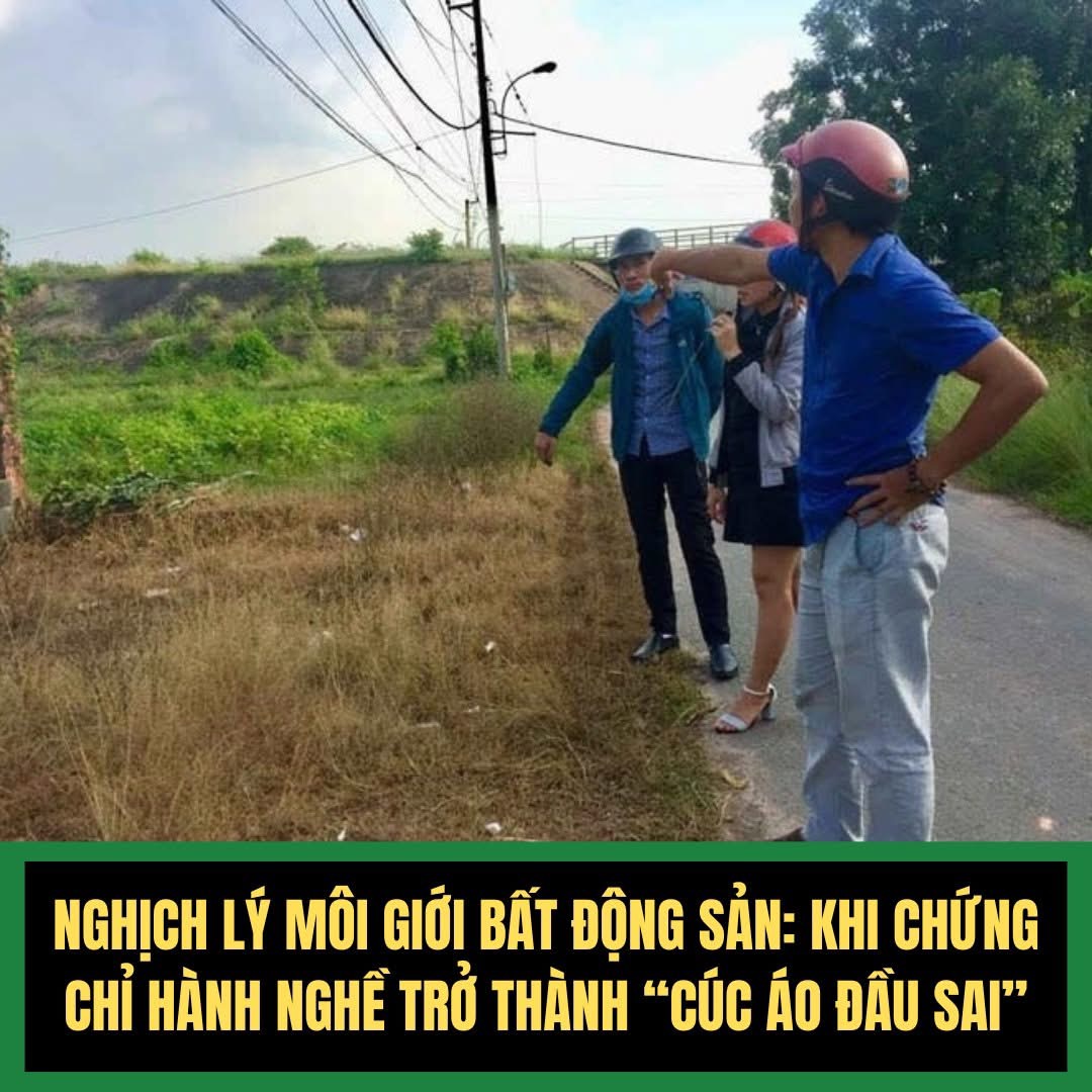 Nghịch lý môi giới bất động sản: Khi chứng chỉ hành nghề trở thành "Cúc áo đầu sai" - 1