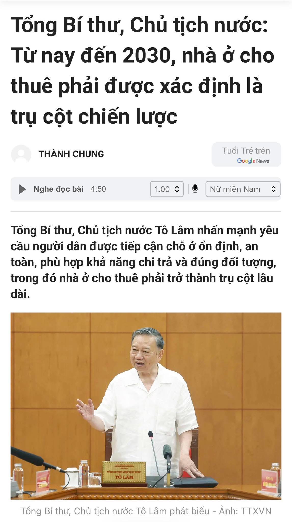 Nhà ở trong tương lai không chỉ để bán, mà sẽ phải phát triển mạnh cả mô hình cho thuê - 1