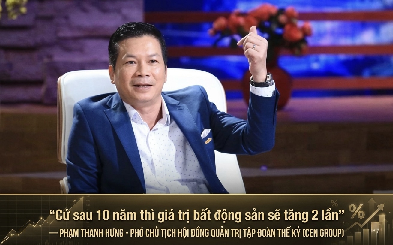 “Cứ sau 10 năm thì giá trị bất động sản sẽ tăng 2 lần” - Shark Hưng nói thế chắc các bác lại nghĩ lùa gà chứ gì 🤣 - 1