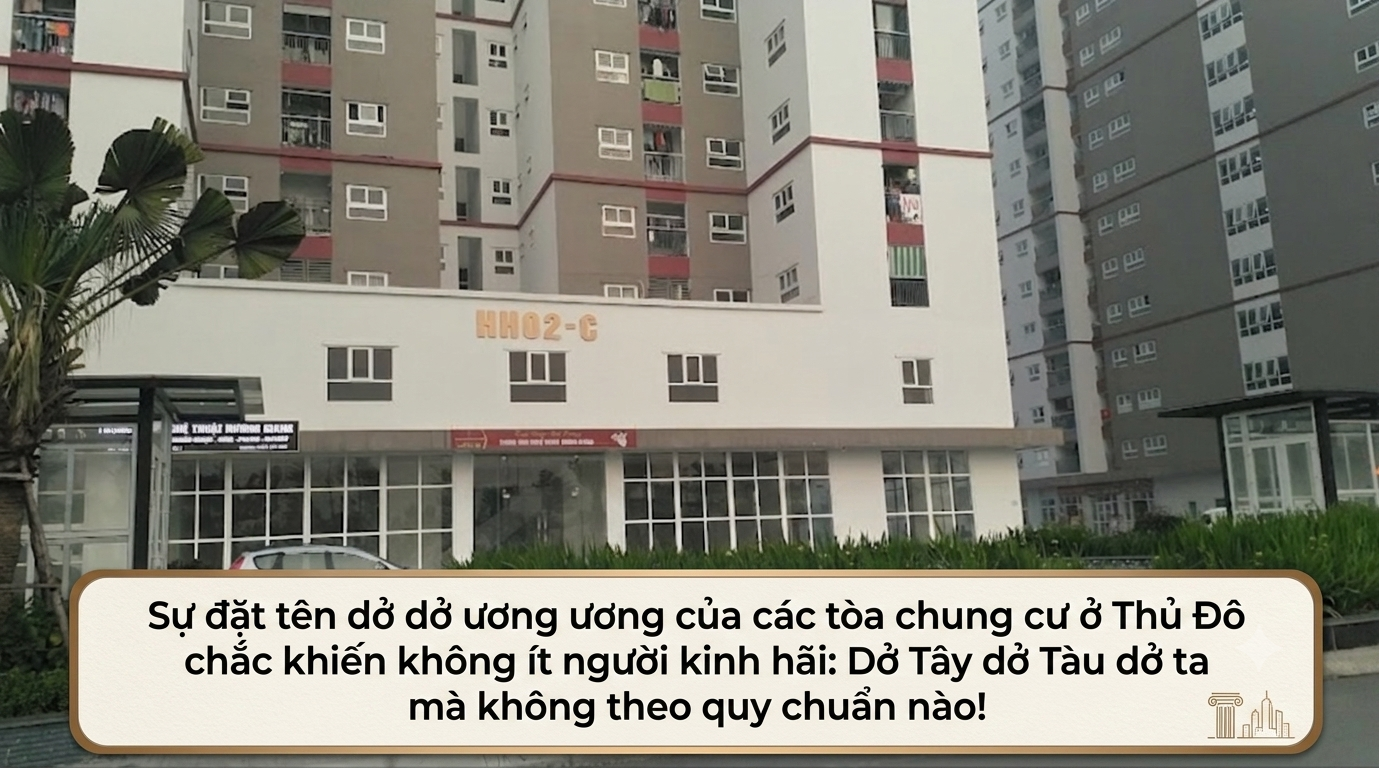 Sự đặt tên dở dở ương ương của các tòa chung cư ở Thủ Đô chắc khiến không ít người kinh hãi: Dở Tây dở Tàu dở ta mà không theo quy chuẩn nào! - 1