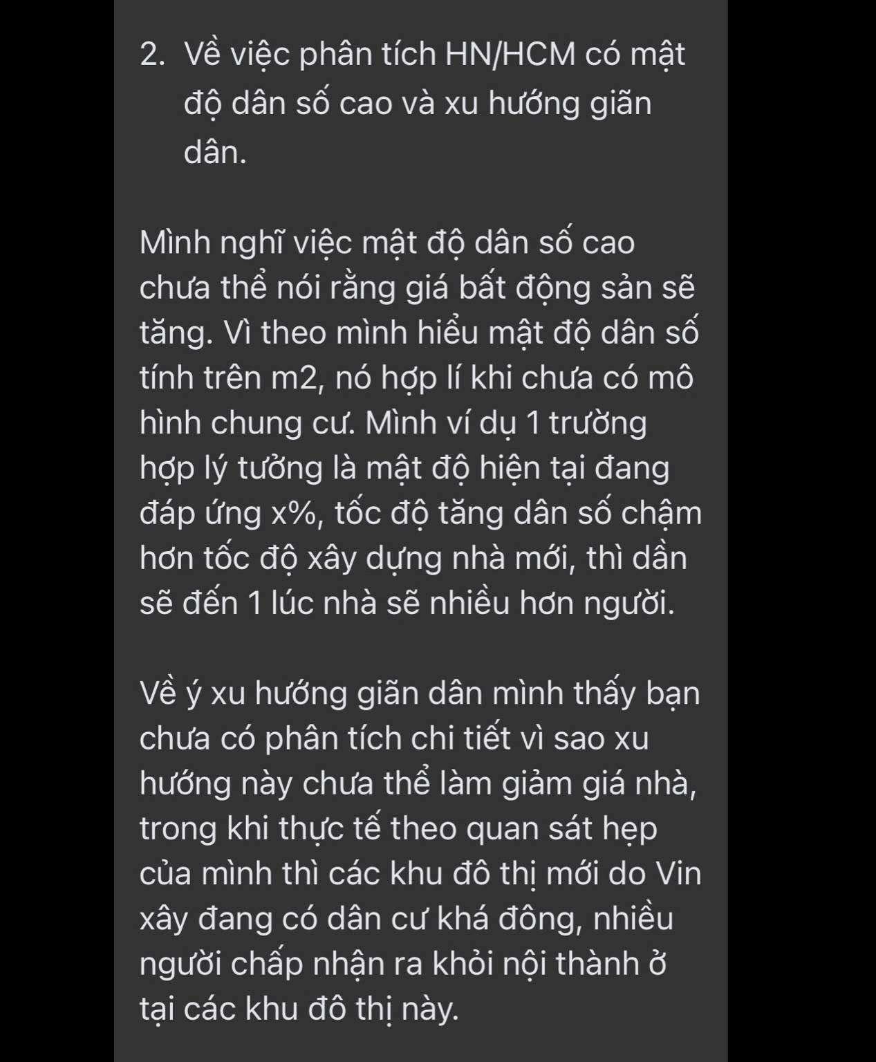 Mật độ dân số, giãn dân và chuyện tăng giá bất động sản - 1
