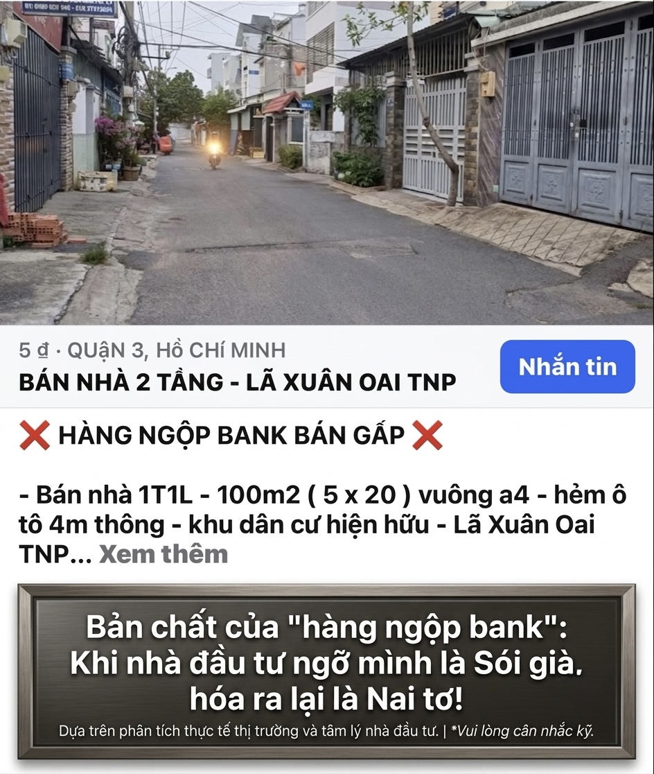 Bản chất của "hàng ngộp bank": Khi nhà đầu tư ngỡ mình là Sói già, hóa ra lại là Nai tơ! - 1