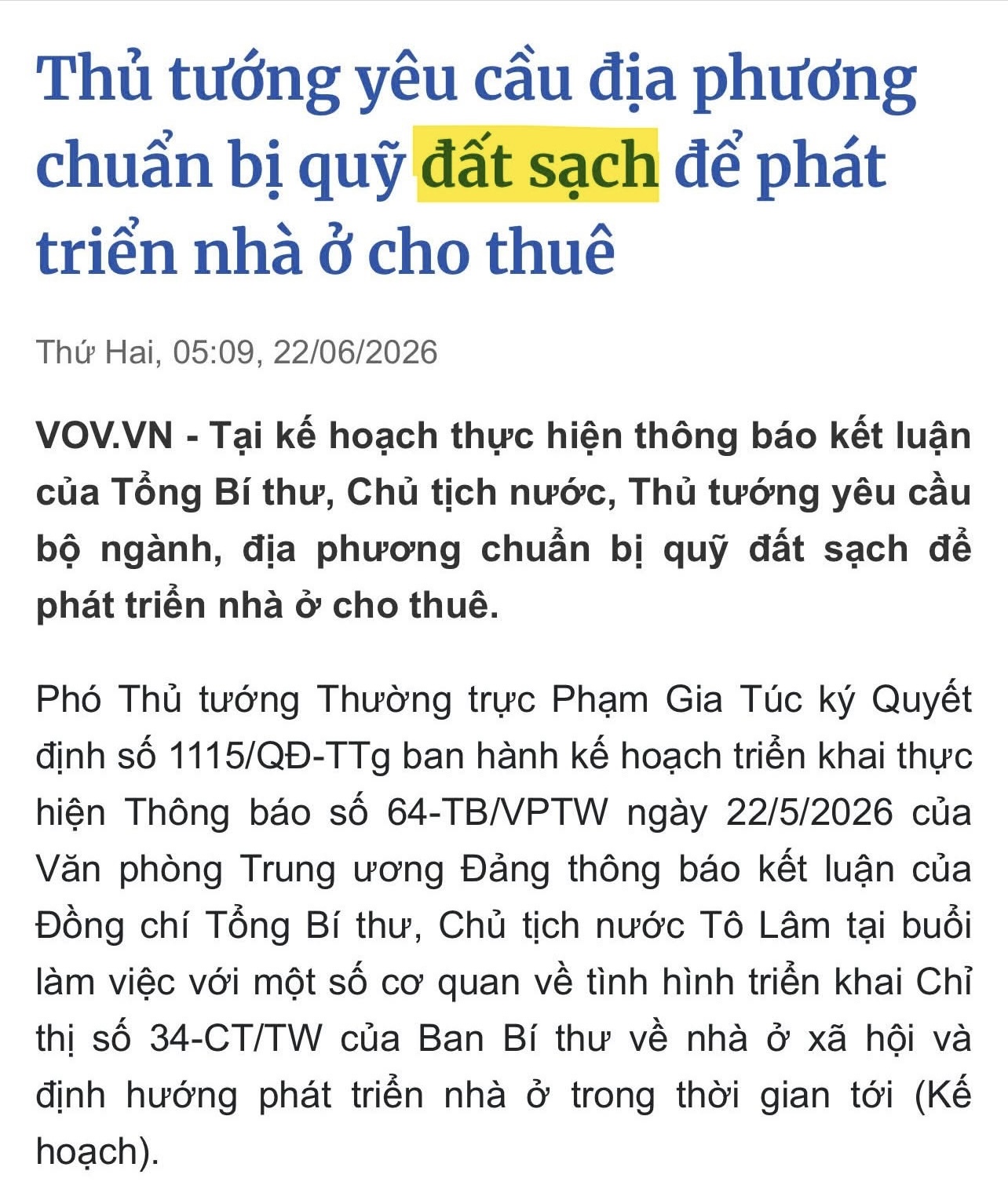 Đôi điều về … đất sạch - 1