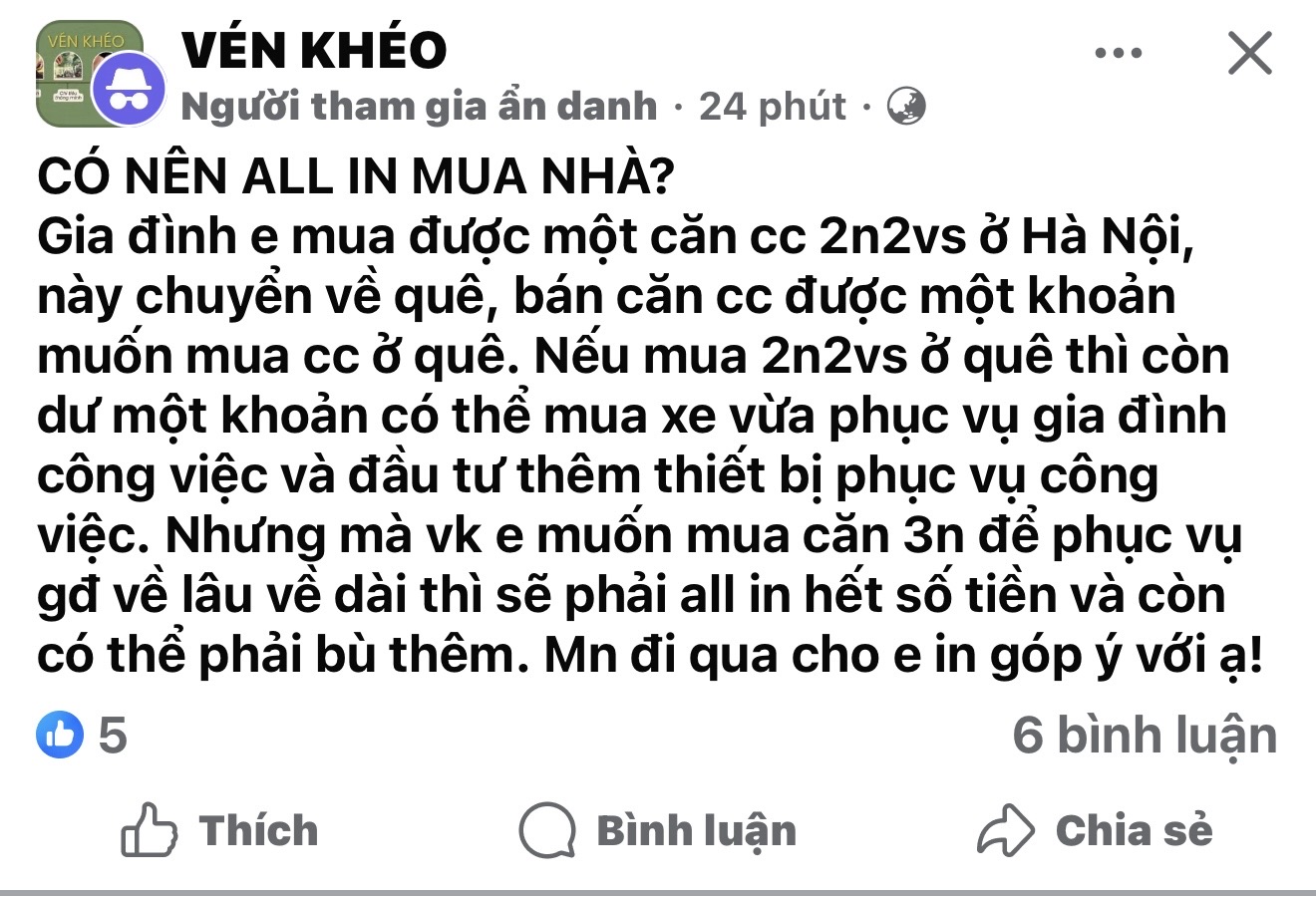 Bài toán đau đầu khi về quê: Chọn mua nhà 2 phòng ngủ + ô tô hay "All in" căn 3 phòng ngủ? 🏎️ - 1