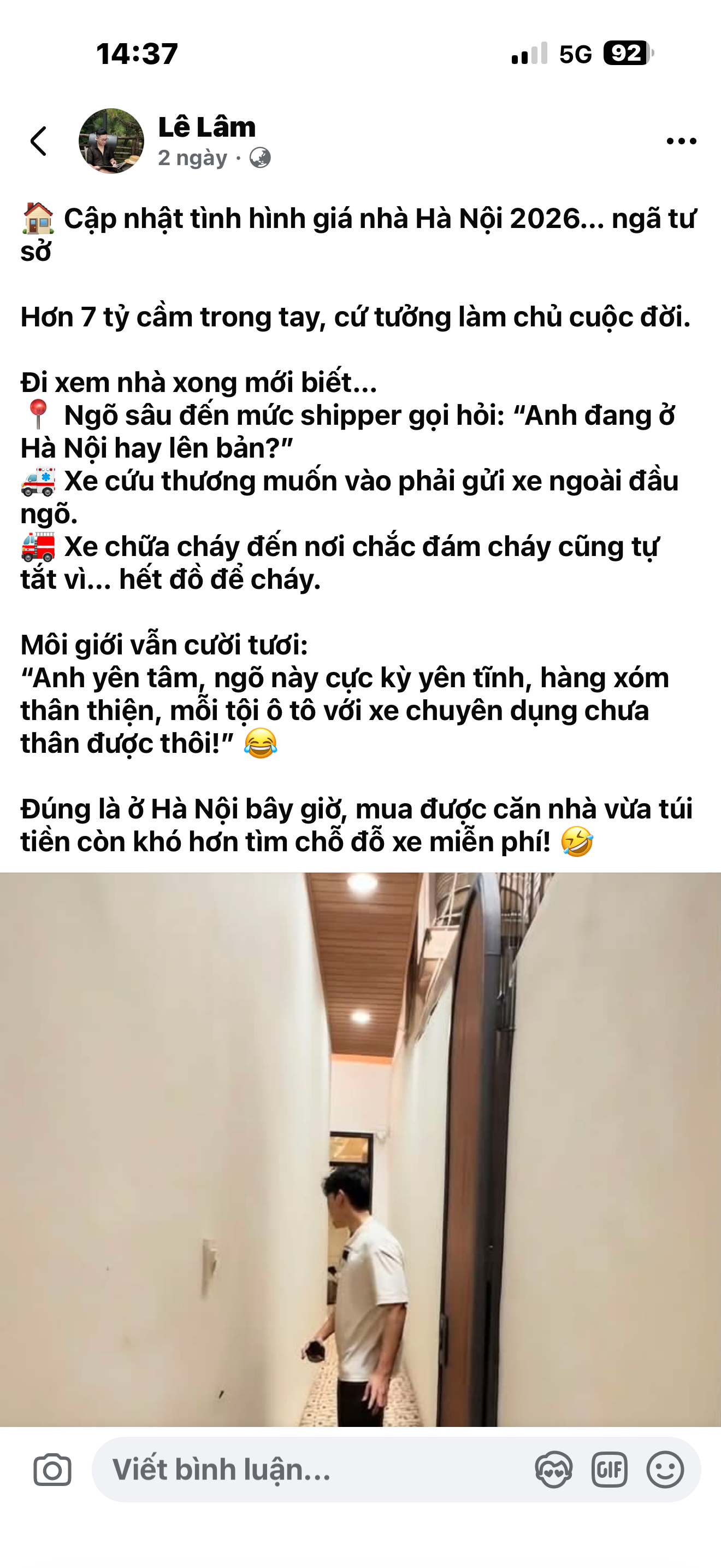 Cầm 7 tỷ đồng trong tay, ở quê có thể xây được biệt phủ, mua thêm vài mẫu đất, vậy mà lên Hà Nội bỗng chốc hóa thành "người thu nhập thấp" trong mắt các anh môi giới - 1