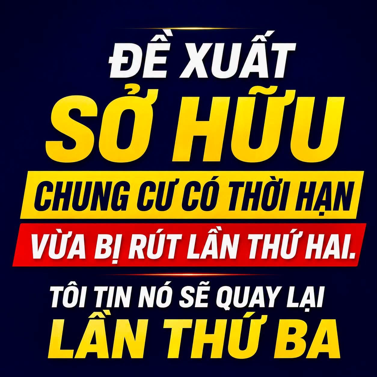Để xuất sở hữu chung cư có thời hạn vừa bị rút lần thứ hai, mình tin nó sẽ quay lại lần thứ ba - 1