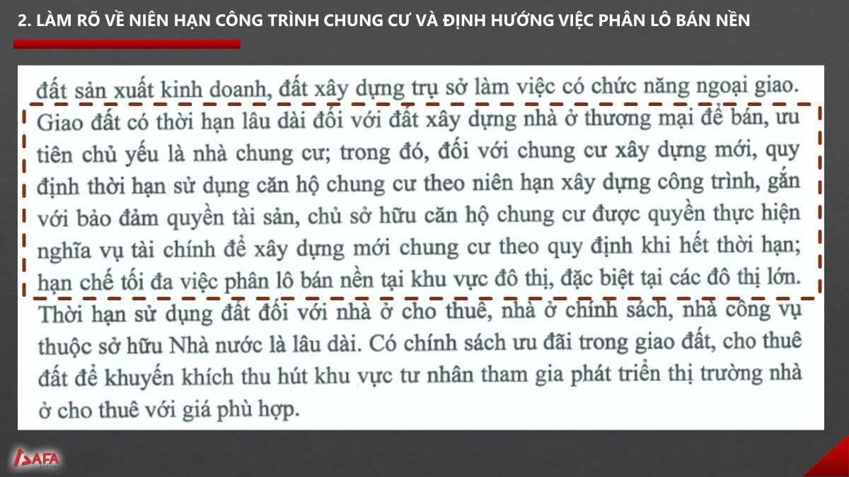 “CHUNG CƯ CÓ NIÊN HẠN SỬ DỤNG” - 1