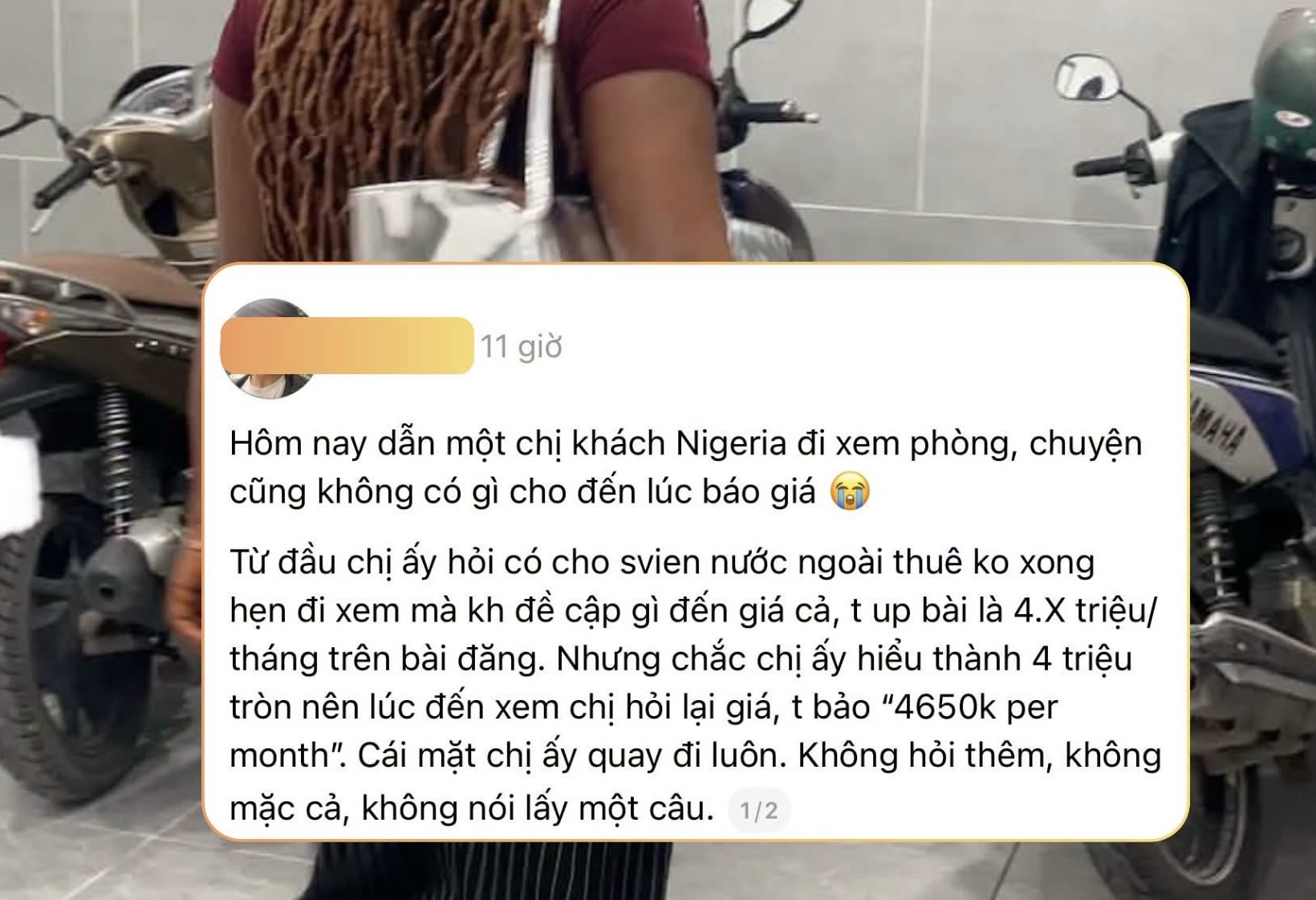 Pha "quay xe" lạnh lùng của vị khách Nigeria và chiêu trò úp mở giá thuê phòng trọ khó chịu hiện nay - 1