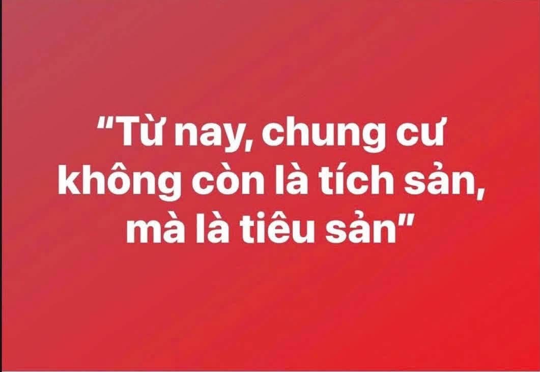 Chung cư là tích sản hay tiêu sản? - 1