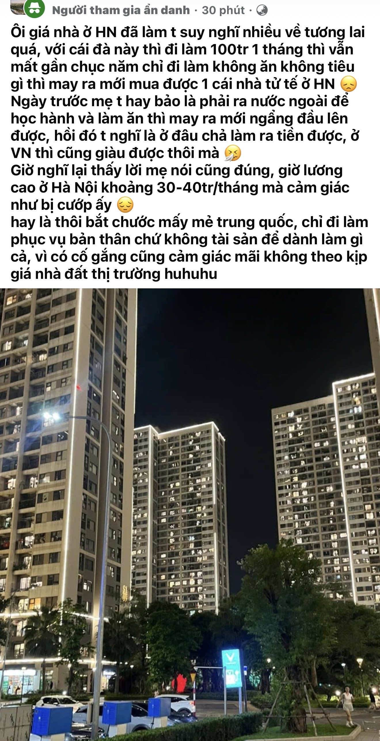 Lương vài chục triệu vẫn không đuổi kịp giá đất: Nên thắt lưng buộc bụng hay sống hết mình cho hiện tại? ☕ - 1