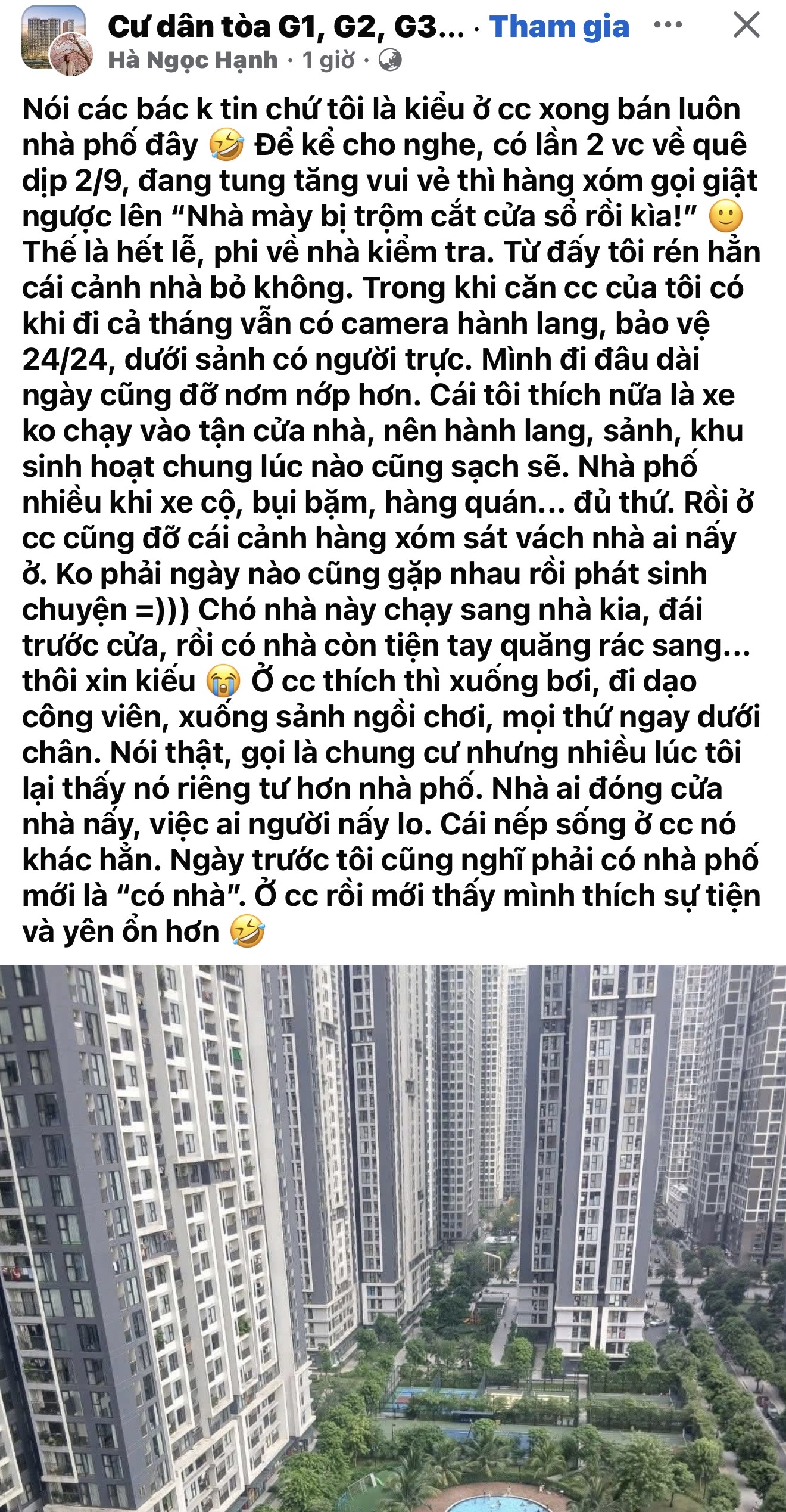 Chuyện "quay xe" từ nhà phố lên chung cư: Hóa ra cái "két sắt" an toàn nhất lại nằm ở trên cao! - 1